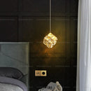 Axyaa Luxury Crystal Bedside Chandelier for Designer Living Room Wall & Hotel Bedroom