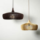 Axyaa Wood LED Pendant Lights: Modern Chandeliers for Home Decor, Kitchen, Dining, Restaurant