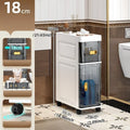 Axyaa Narrow Storage Cabinet: Multi-Tier Slim Organizer for Bathroom/Living Room