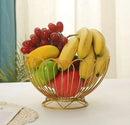 Iron Art Fruit Plate Basket for Living Room Table by Axyaa