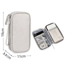 Axyaa Double Layers Cable Cord Organizer Bag