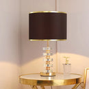 Axyaa Luxury Crystal Table Lamp - Modern American Style for Living Room & Bedroom