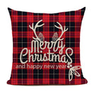 Linen Christmas Cushion Covers for Couch Living Room - Axyaa Glam Décor