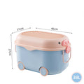 Axyaa Kids Toy Storage Box: Large Capacity Household Organizer for Snacks, Clothes, and More