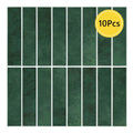 Axyaa 3D Decorative Wall Panels - Self-adhesive Green Tile Stickers for Kitchen, Bathroom