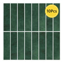 Axyaa 3D Decorative Wall Panels - Self-adhesive Green Tile Stickers for Kitchen, Bathroom