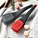 Axyaa Silicone 3-in-1 Frying Shovel & Steak Clip - Non-Stick & High-Temperature Resistant