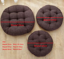 Axyaa Round Floor Cushion Linen Meditation Yoga Seat Mat Pouf Chair Pad