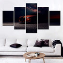 Axyaa Mustang Shelby GT500 Canvas Wall Art Print Home Decor Living Room