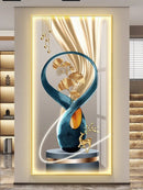 Axyaa LED Abstract Mural Lamp for Luxury Corridor Decoration