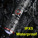 Axya Rechargeable LED Flashlight 6 Lighting Modes Waterproof Tactical Torch