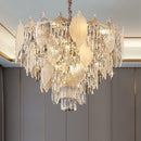 Axyaa French Crystal Chandelier for Luxurious Living and Dining Spaces