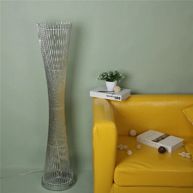 Axya Aluminum Tower Floor Lamp for Living Room Decor