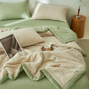 Axyaa Soy Fiber Double-Layer Summer Quilt Set - Breathable & Washable