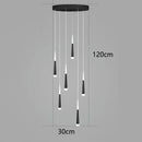 Axyaa Modern LED Pendant Chandeliers for Living Room Staircase Hanging Light