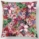 Axyaa Floral Polyester Cushion Cover - Stylish Home Decor Pillowcase