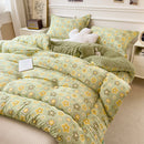 Axyaa Floral Printed Winter Quilt for Double Bed - Soft & Warm Comforter
