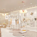 Axyaa Kids' Pink Beige LED Ceiling Chandelier - Indoor Lighting Fixture for Home Decor