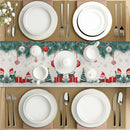 Festive Watercolor Table Runner by Axyaa: Christmas Kitchen Decor & Wedding Party Essential