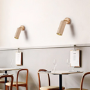 Axyaa Yellow Travertine Stone Wall Light Up Down Rotate Bedside Lamp