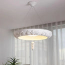 Axyaa French Luxury Plaster Ceiling Lamp for Elegant European Baroque Decor.