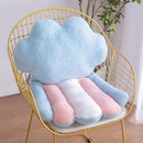 Axyaa Rainbow Seat Cushion Backrest for Office Chair and Student Dormitories