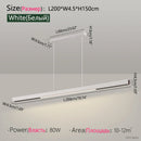 Axyaa Nordic Modern LED Chandelier for Dining Table, Bar, Kitchen, Office, Company