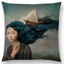 Axyaa Elegant Lady Fantasy Pillow Case for a Free Mind