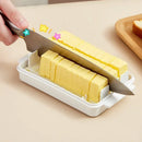 Axyaa Butter Cheese Cutter & Storage Box with Lid for Fresh Keeping in Refrigerator