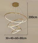 Axyaa Modern Living Room Chandeliers Indoor Ceiling Lamp LED Hanging Lights