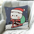 Axyaa Halloween Christmas Cushion Cover 45x45cm Sofa Bed Car Home Decor