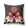 Abstract Geometric Bohemian Pillowcase in Colorful Exotic Style by Axyaa