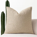 Axyaa Boucle Throw Pillow Cover | Soft Texture | Cozy 18x18" Square Pillow Case