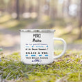 Axyaa Teacher Printed Enamel Mug - Creative Coffee Cup Gift