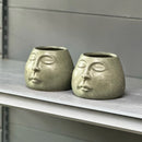 Axyaa Abstract Face Flowerpot Porcelain Vase Ashtray Home Decor Accessories