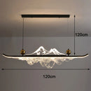 Axyaa Modern LED Pendant Chandeliers for Living and Dining Room Lighting