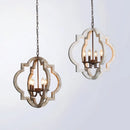 Axyaa Solid Wood Chandelier - Elegant Pendant Light for Home Improvement