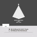 Axyaa Christmas Tree Santa Claus Wall Sticker Decoration Art Vinyl Wallpaper