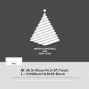 Axyaa Christmas Tree Santa Claus Wall Sticker Decoration Art Vinyl Wallpaper