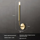 Axyaa Copper Wall Lamp: Minimalist Postmodern Nordic Retro Decor for Living Room Bedroom