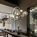 Axyaa Modern Long G9 Led Chandelier for Dining Room Kitchen Bar Pendant Lamp