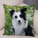 Scottish Border Collie Pillowcase - Axyaa Dog Print Decor Cushion Cover