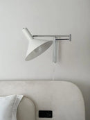 Axyaa Vintage Plug Rotatable Wall Light - Retro Bedroom Sconce