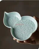 Axyaa Ceramic Tea and Pastry Plates Set - Chinese Style Home Fruit Plate