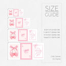 Pink Bow Watercolor Prints - Axyaa 3-Piece Set