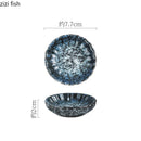 Axyaa Ceramic Flower Sauce Dish Set for Sushi & Molecular Cuisine