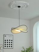 Axyaa Cloth Ceiling Lamp: Elegant LED Chandelier for Home Decor