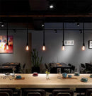 Axyaa Hemp Rope Pendant Light with E27 Socket for Industrial Farmhouse Decor
