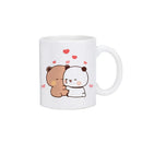 Axyaa Kawaii Panda Bear Mocha Cat Christmas Mug Mugs Set Original Drinkware