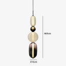 Axyaa Glass Led Pendant Chandelier for Restaurant Living Room Decor